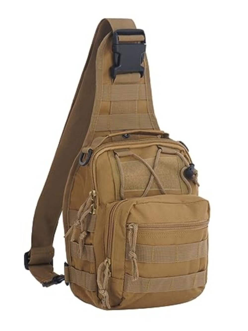 Tactical EDC Sling Bag 600D Nylon Crossbody Daypack Hiking Hunting